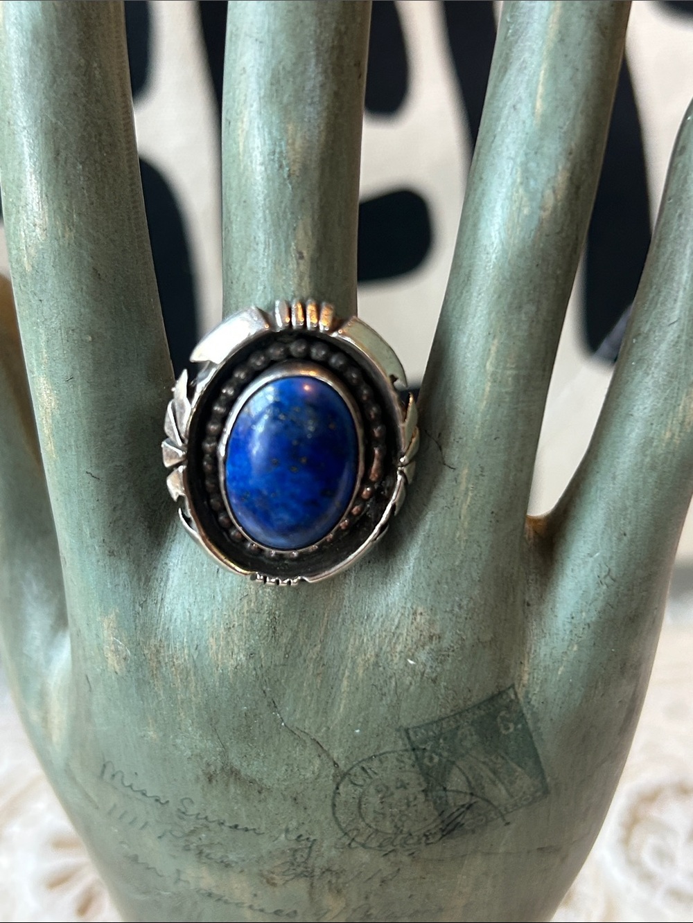 Sterling and Lapis Ring/Navajo -7